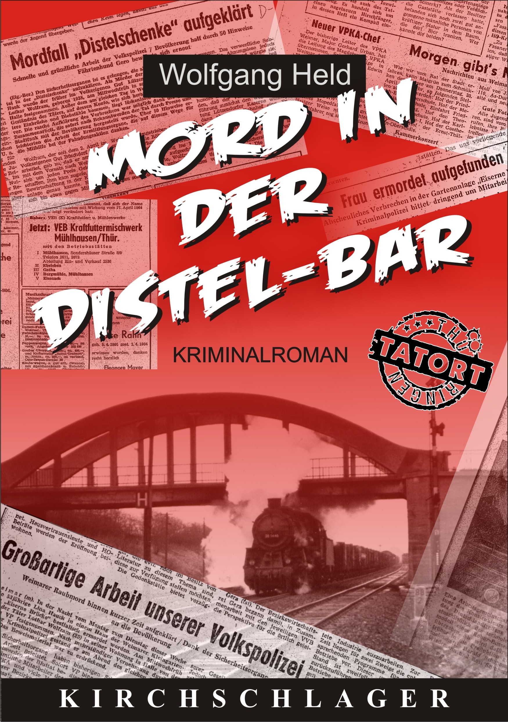 Das Cover von Mord in der Distel-Bar, gestaltet von Heiko Freitag, Arnstadt